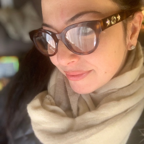 Authentic GUCCI 48 cat Crystals stars Acetate optical glasses - Picture 1 of 13